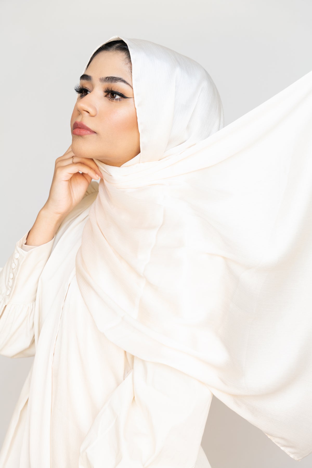 IVORY Deluxe Satin Crepe