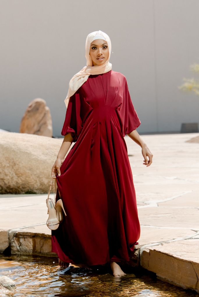 Maroon 2025 vintage dress