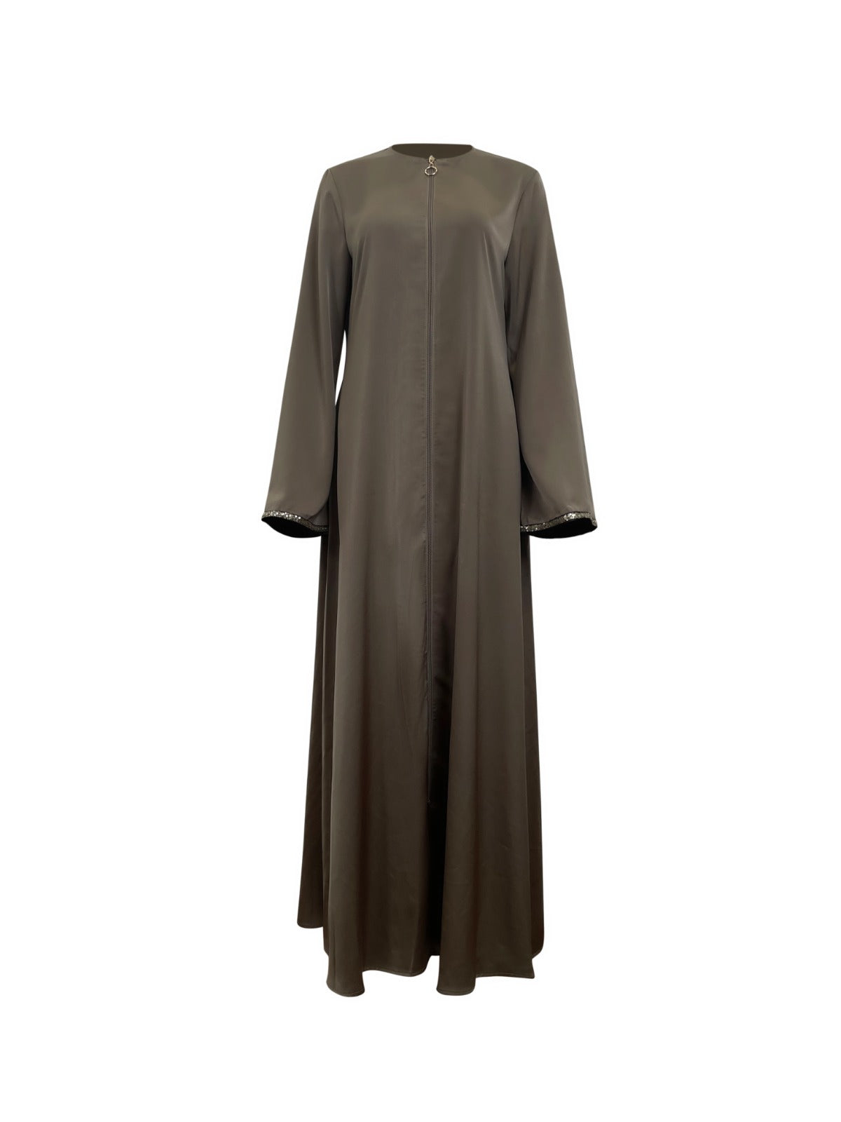 Aasiyah Abaya - Taupe Gray