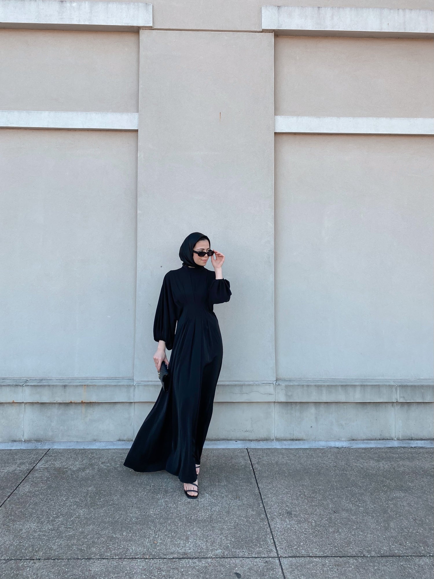 Elmas Maxi Dress - Coal-Niswa Fashion