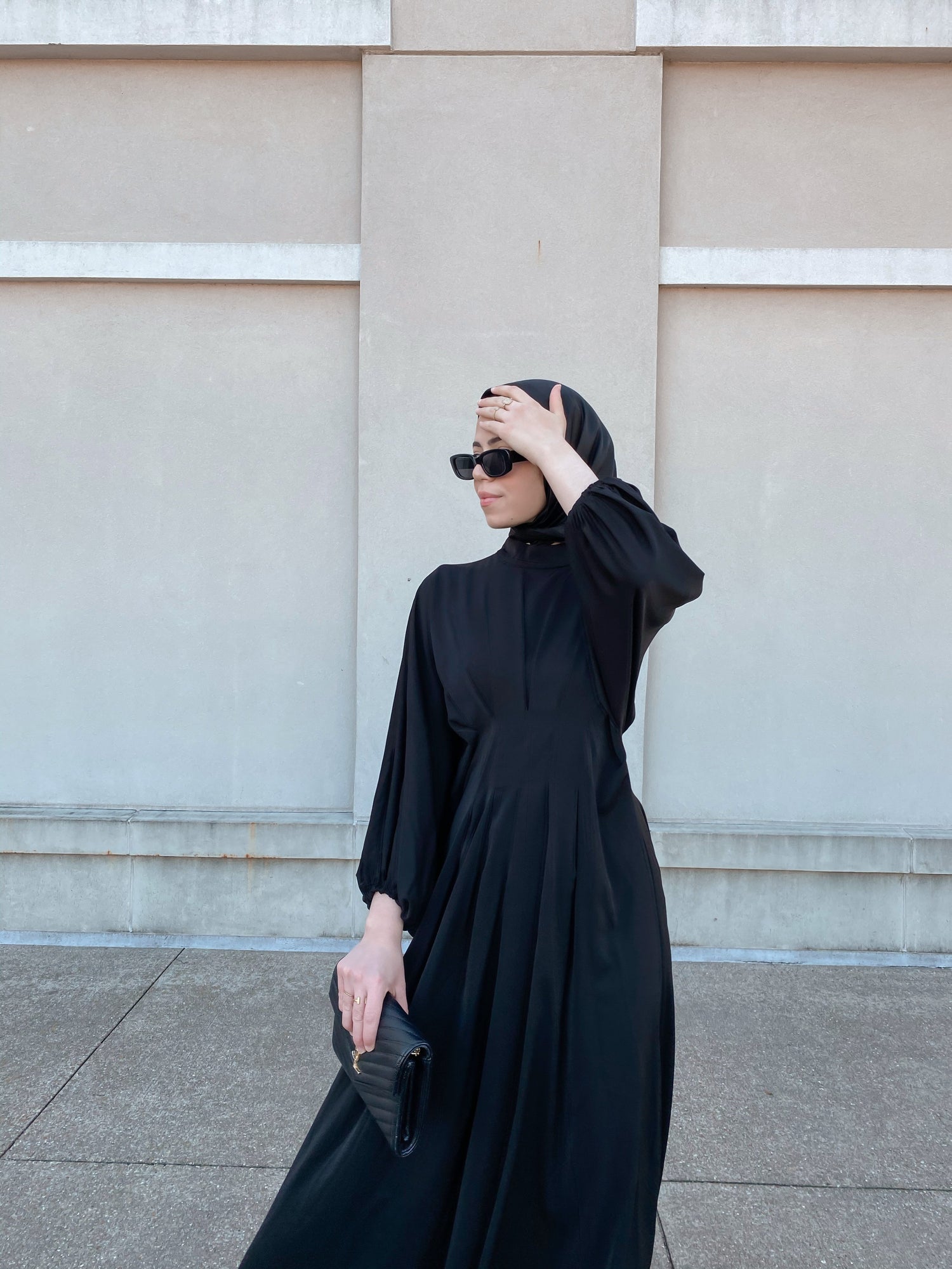 Elmas Maxi Dress - Coal-Niswa Fashion