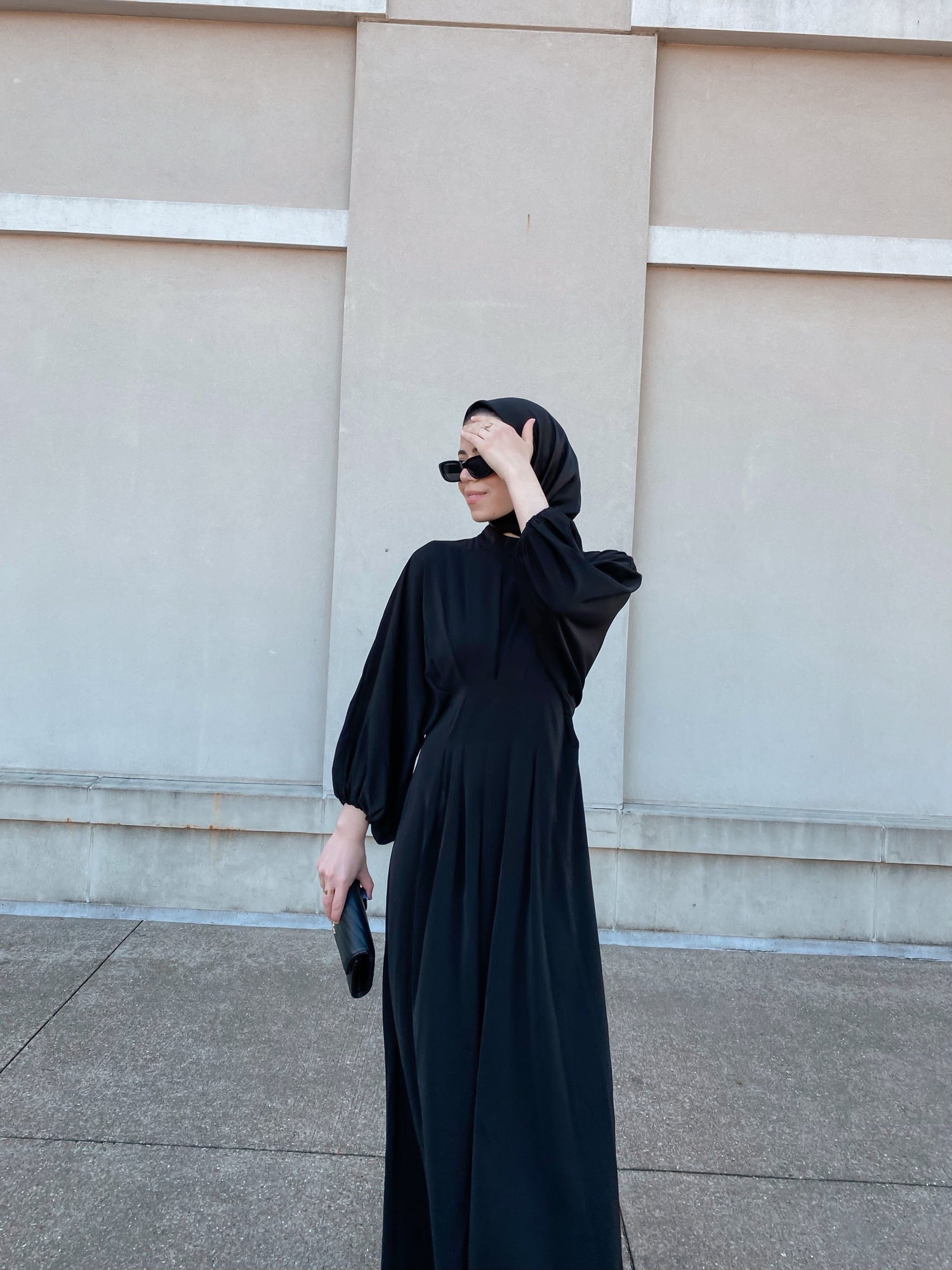 Elmas Maxi Dress - Coal-Niswa Fashion