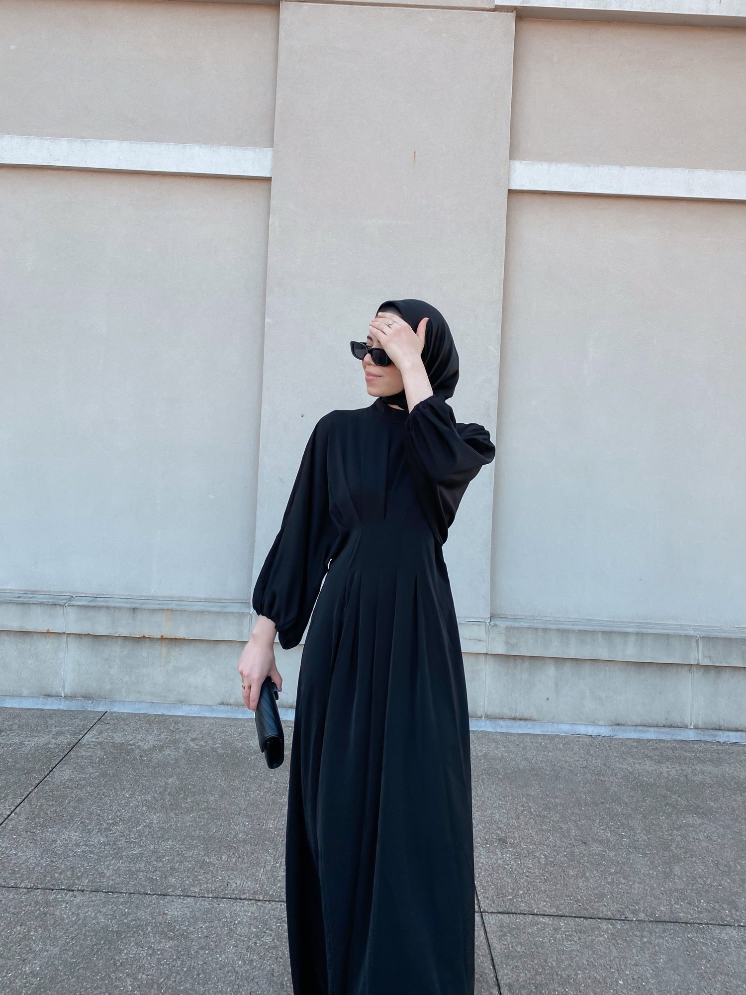 Elmas Maxi Dress - Coal-Niswa Fashion