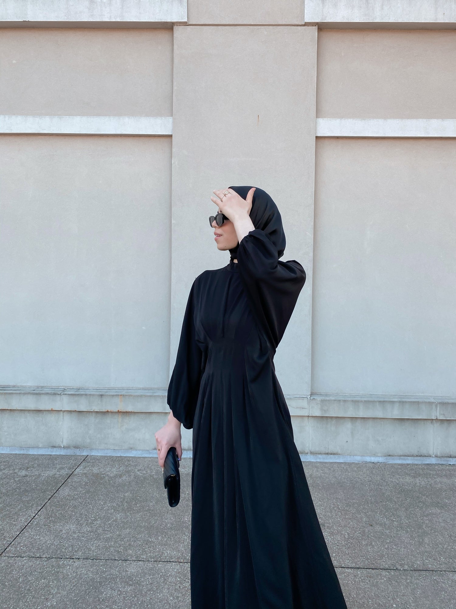 Elmas Maxi Dress - Coal-Niswa Fashion