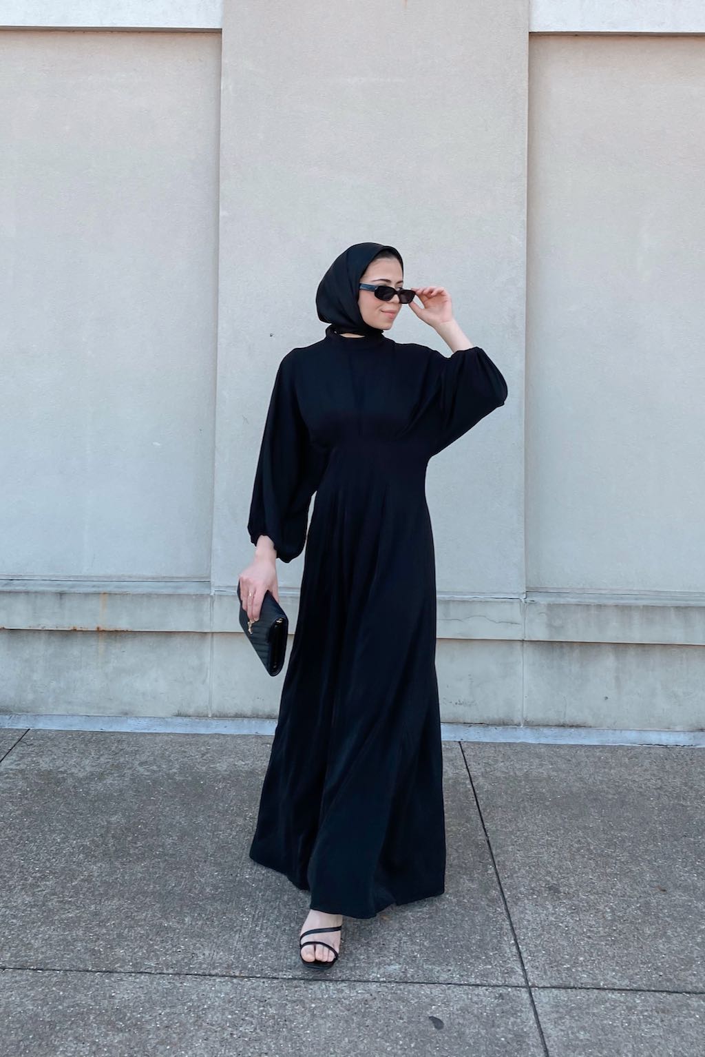 Elmas Maxi Dress - Coal-Niswa Fashion