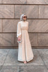 Eva Maxi Dress - Embossed Dots-Niswa Fashion