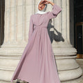 Imani Wrap Maxi Dress - Mauve