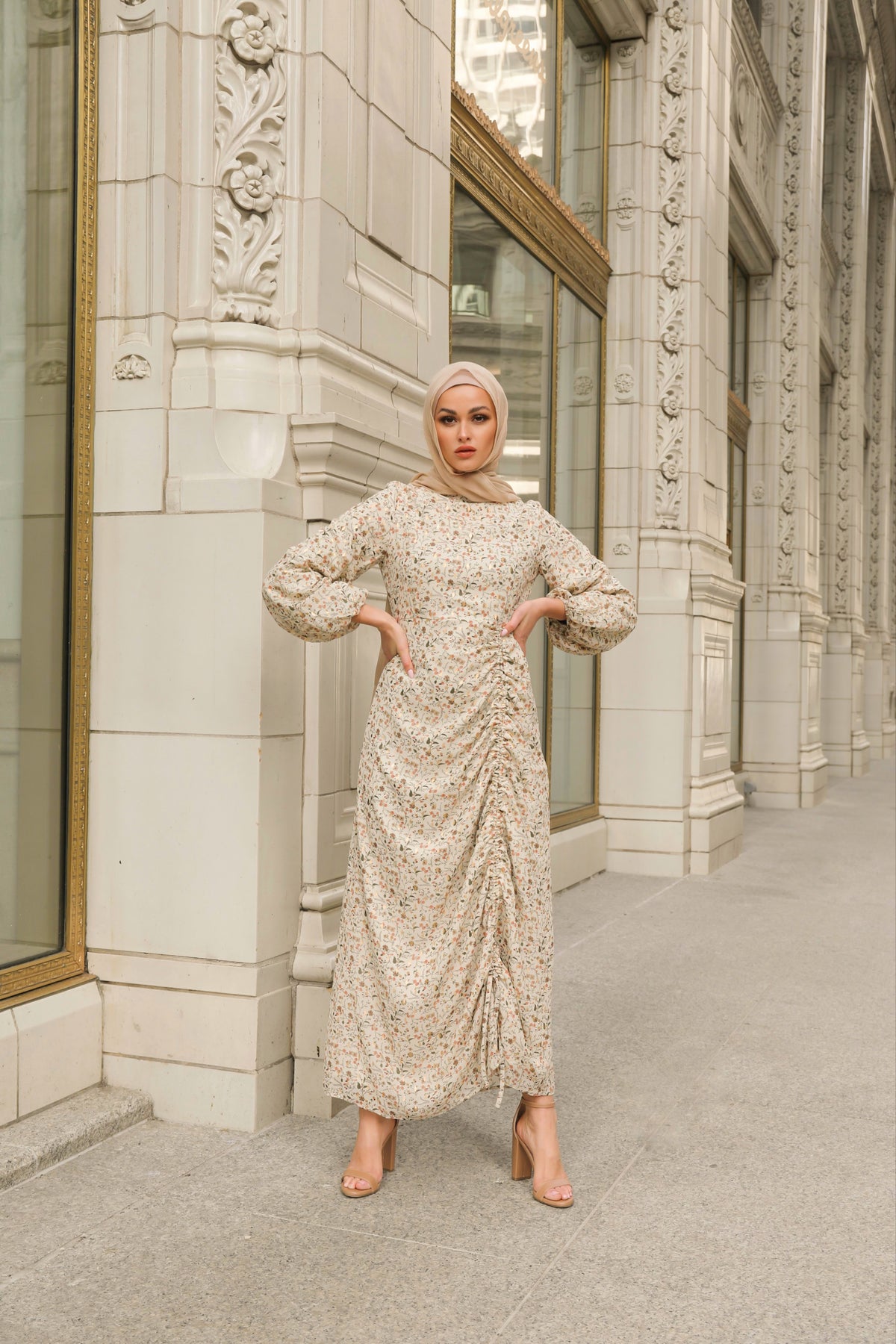 Ansa Forest Maxi Dress