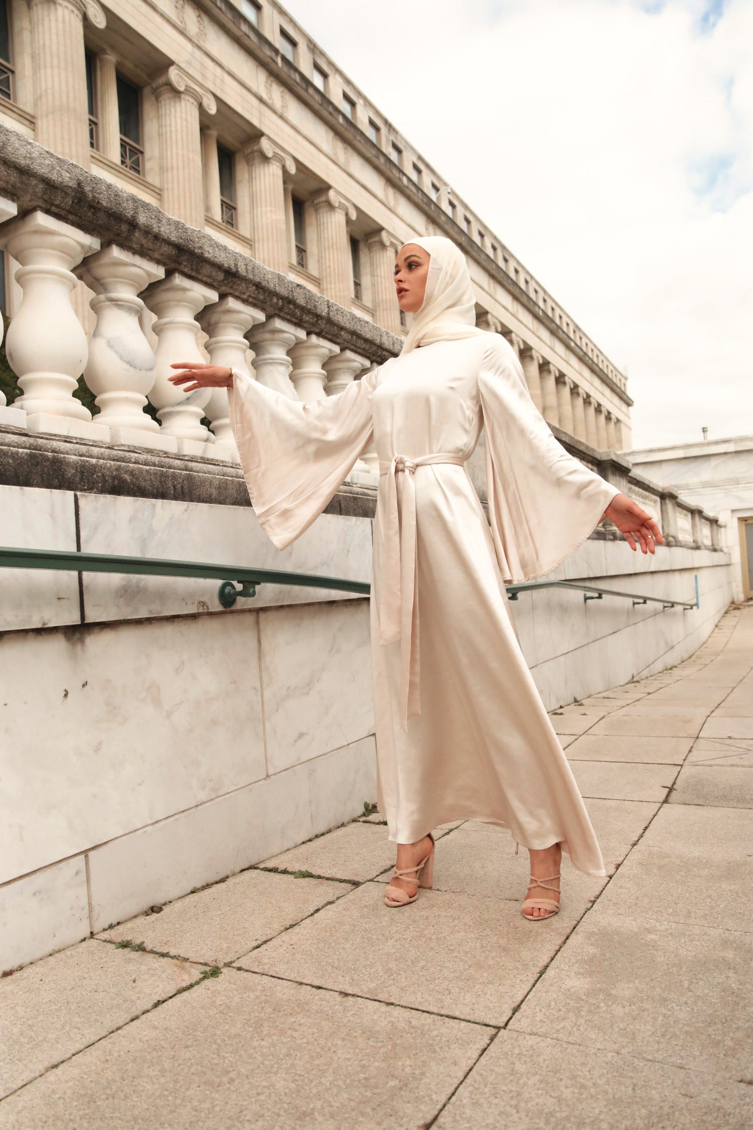 Aliya Evening Dress - Ivory