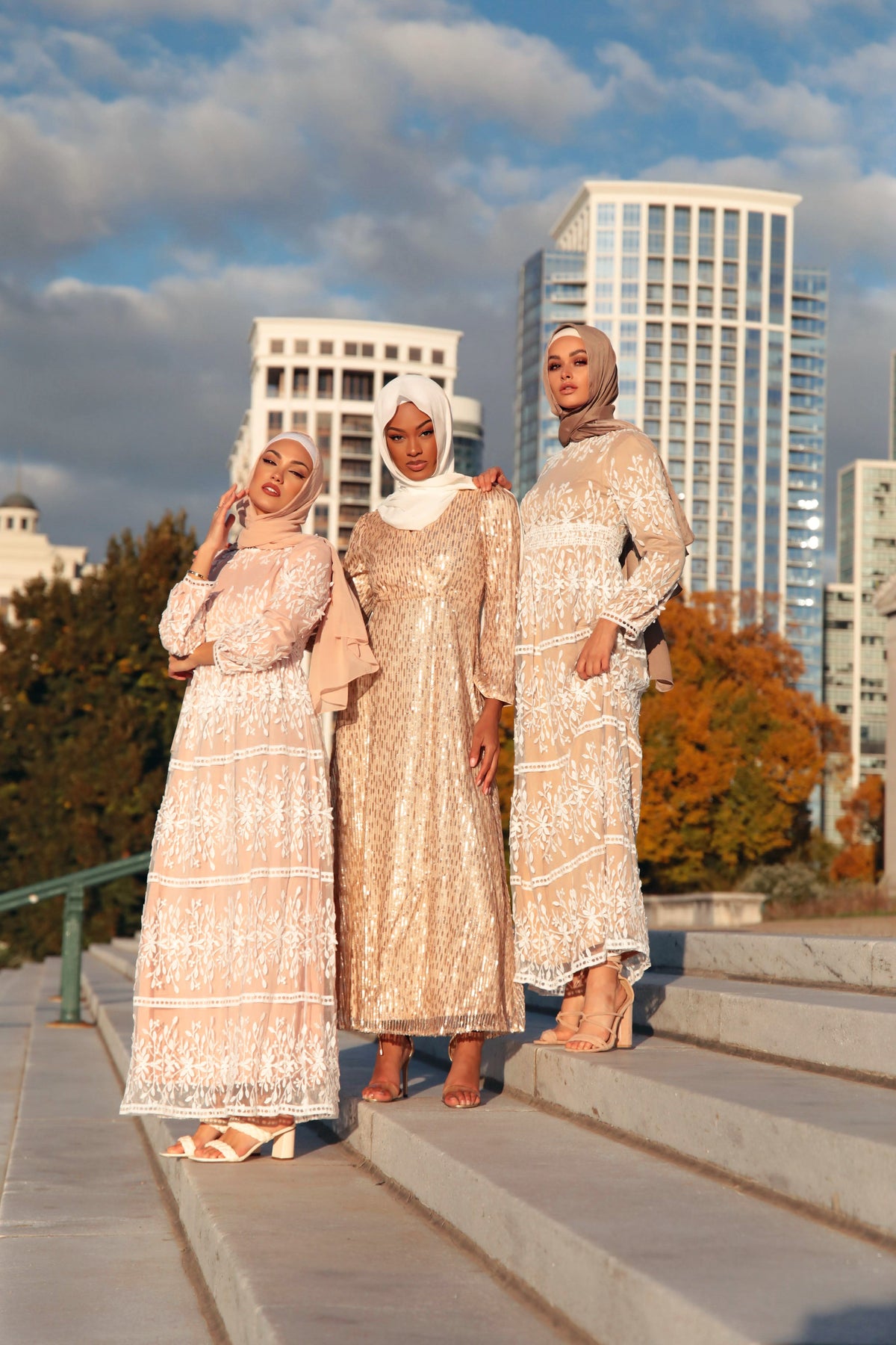 Avery Lace Maxi Dress - Chai Tea Latte