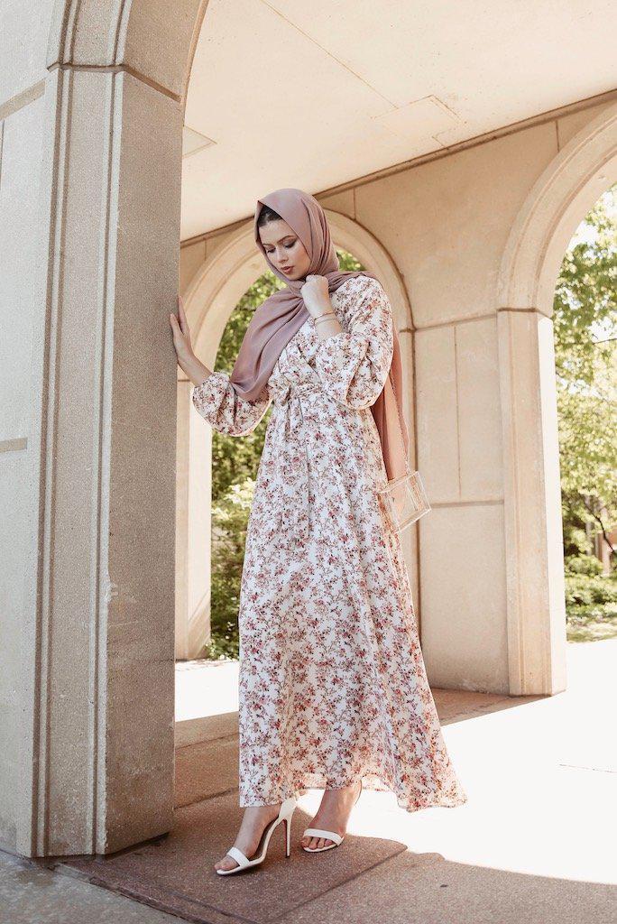 Les Fleurs Maxi Dress SALE-Niswa Fashion