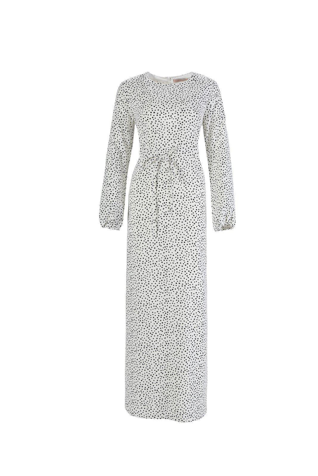 Polka Passion Maxi Dress - Yin and Yang-Niswa Fashion