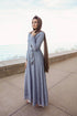 Venetian Maxi Gown - Ocean Gray-Niswa Fashion