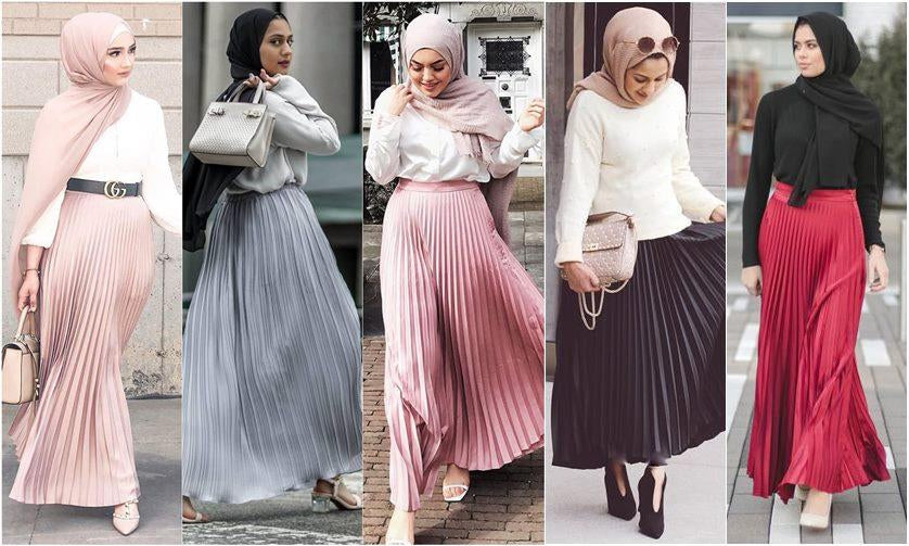 All The Ways To Wear Our Pleated Metallic Skirts According To Your Favorite Bloggers-Niswa Fashion