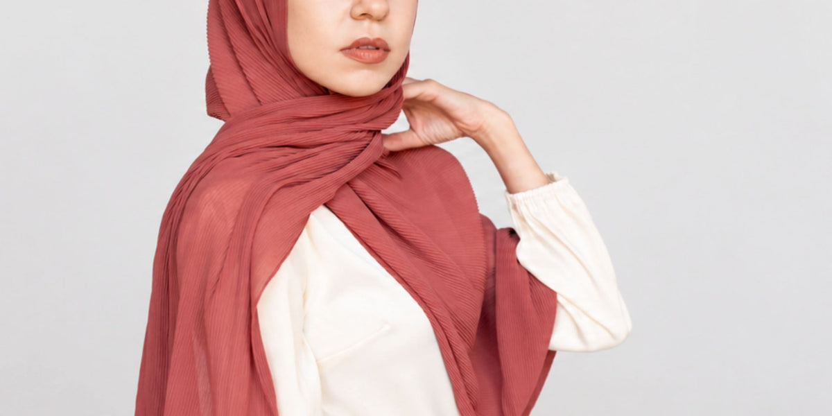Pleated Chiffon Women's Scarves