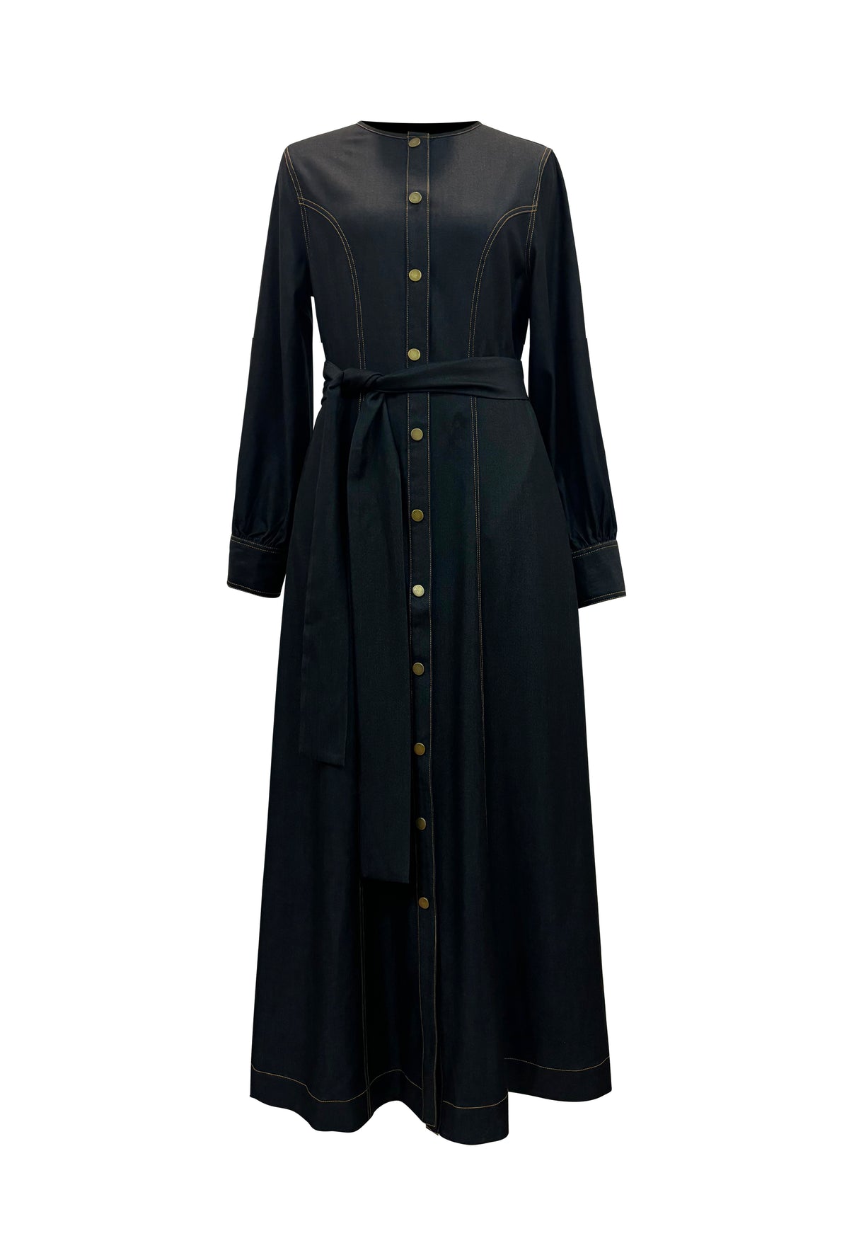 Zeina Denim Dress - Midnight