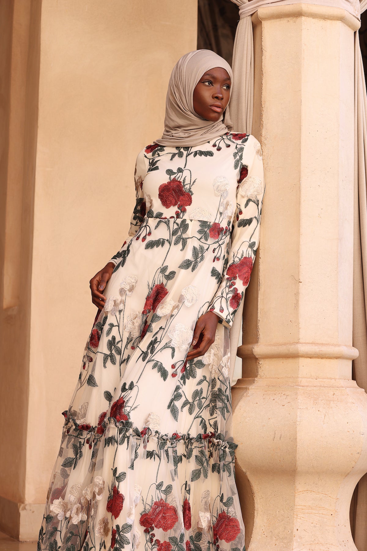 Rabat Embroidered Maxi Gown