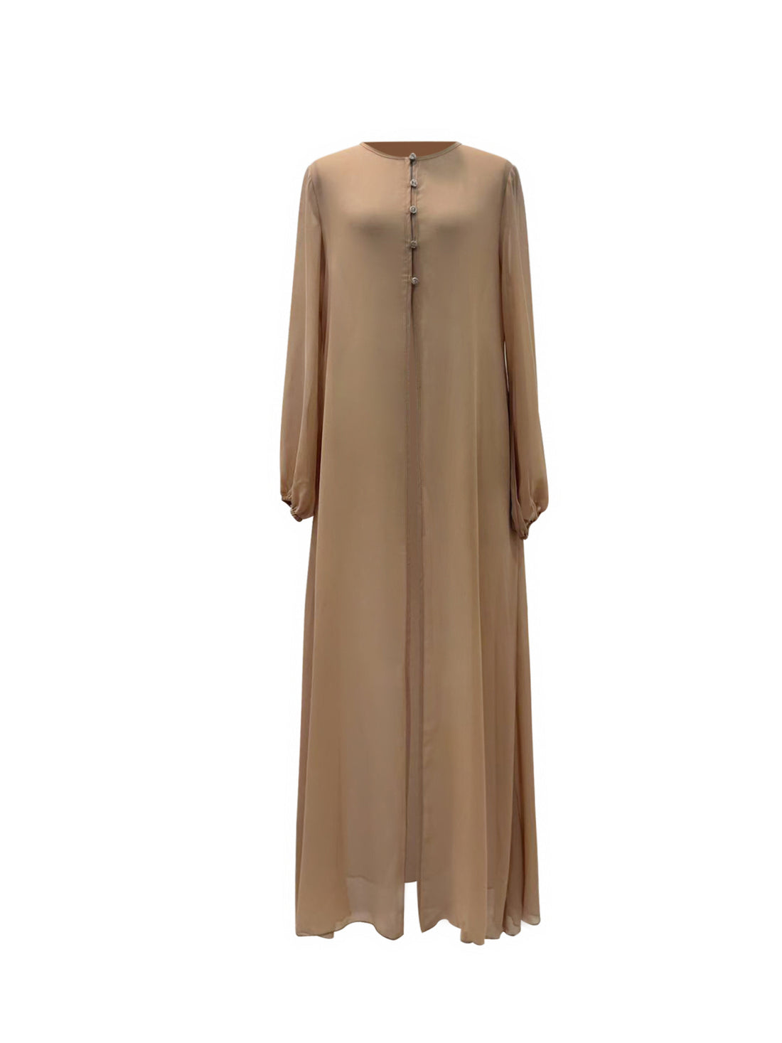 Hawa Chiffon Cardigan - Soft Sand