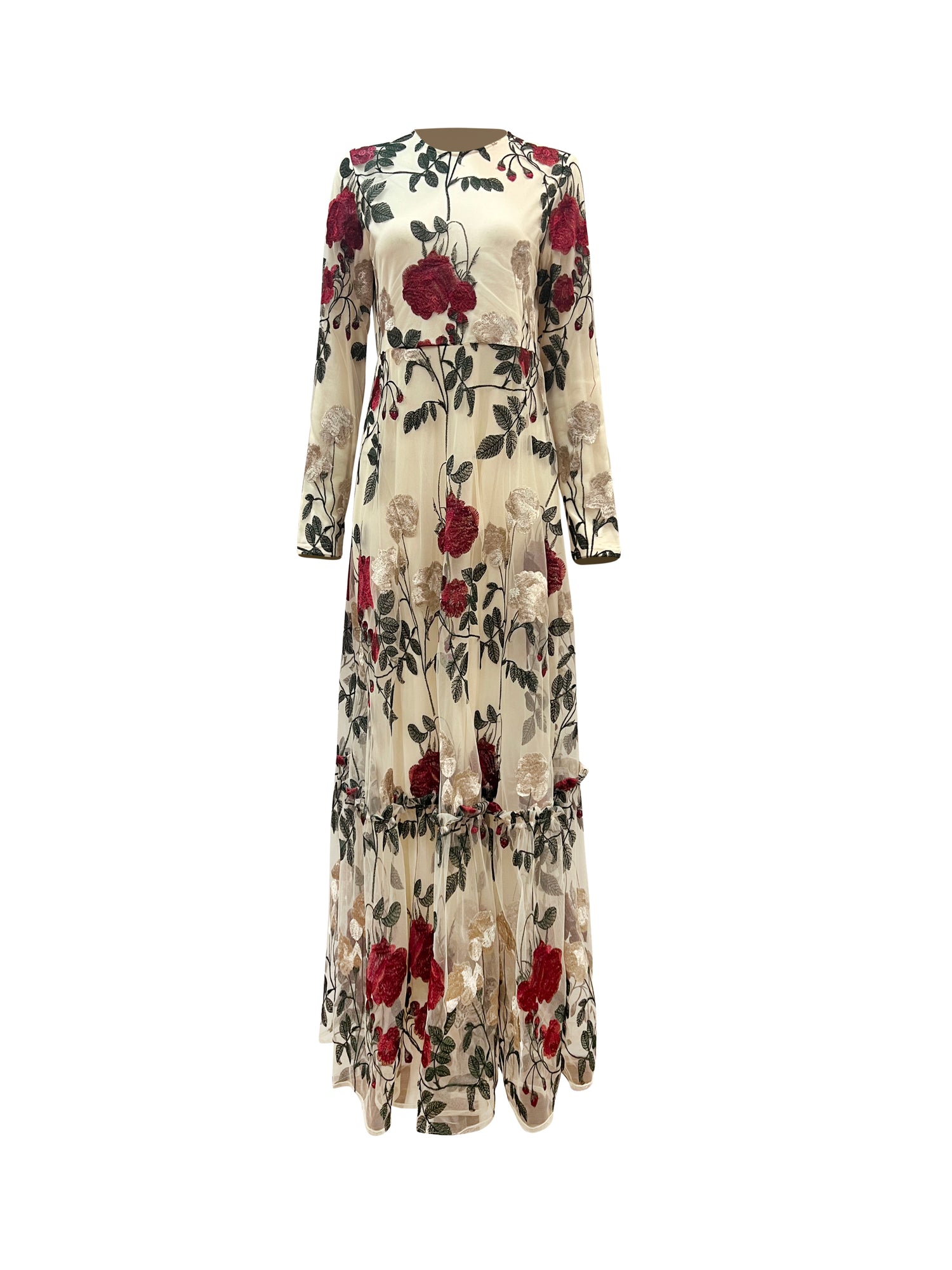 Rabat Embroidered Maxi Gown