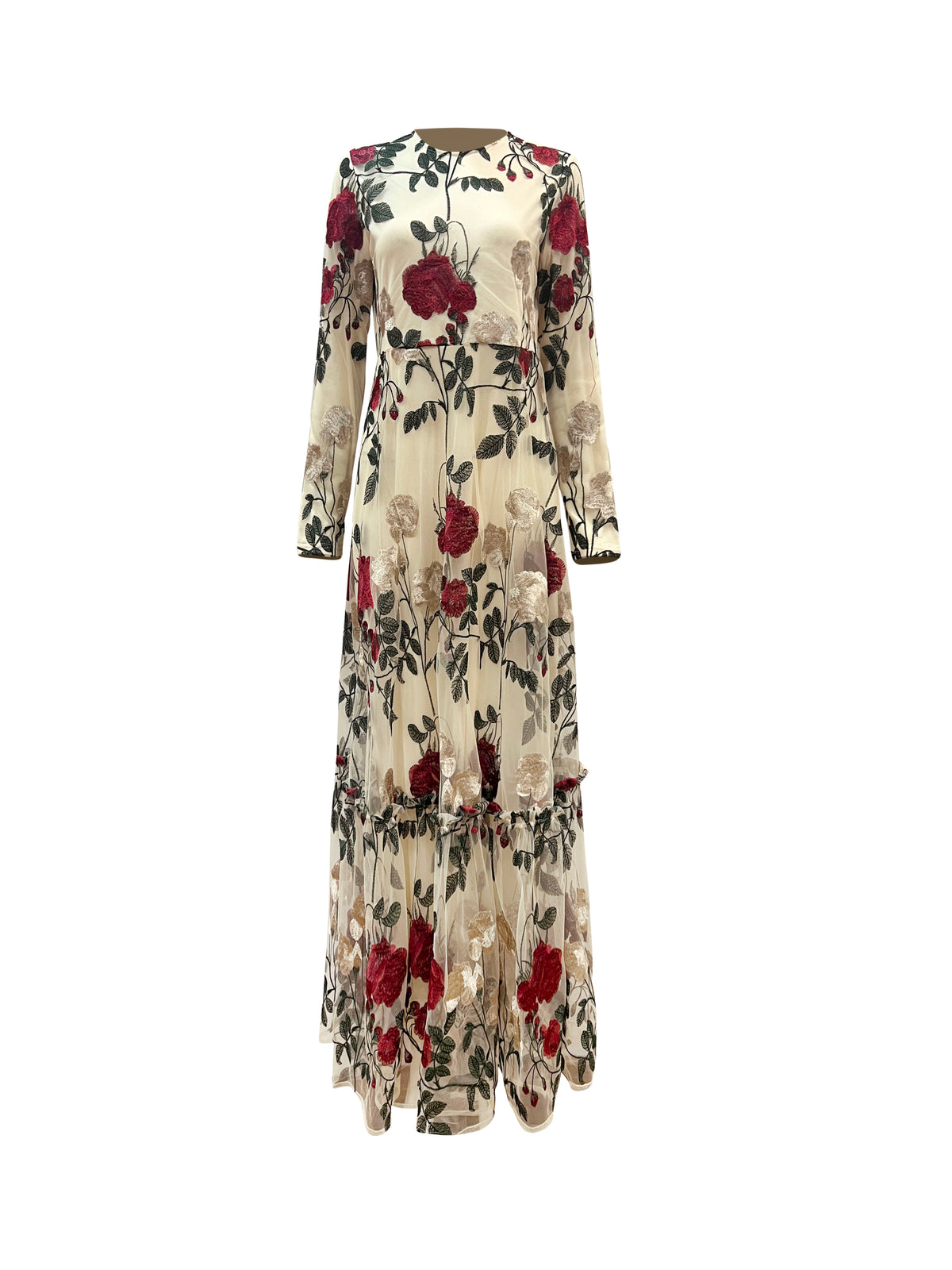 Rabat Embroidered Maxi Gown