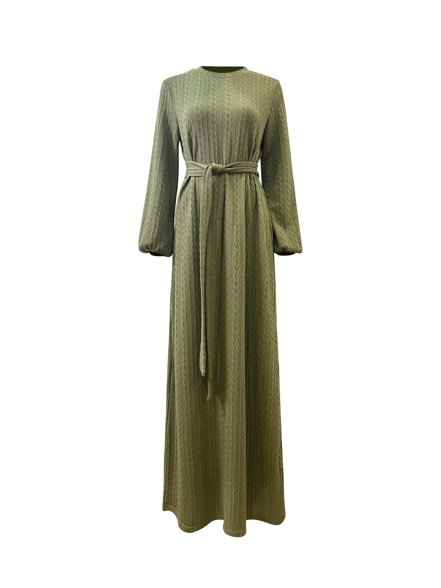 Ayesha Knit Maxi Gown - Jade