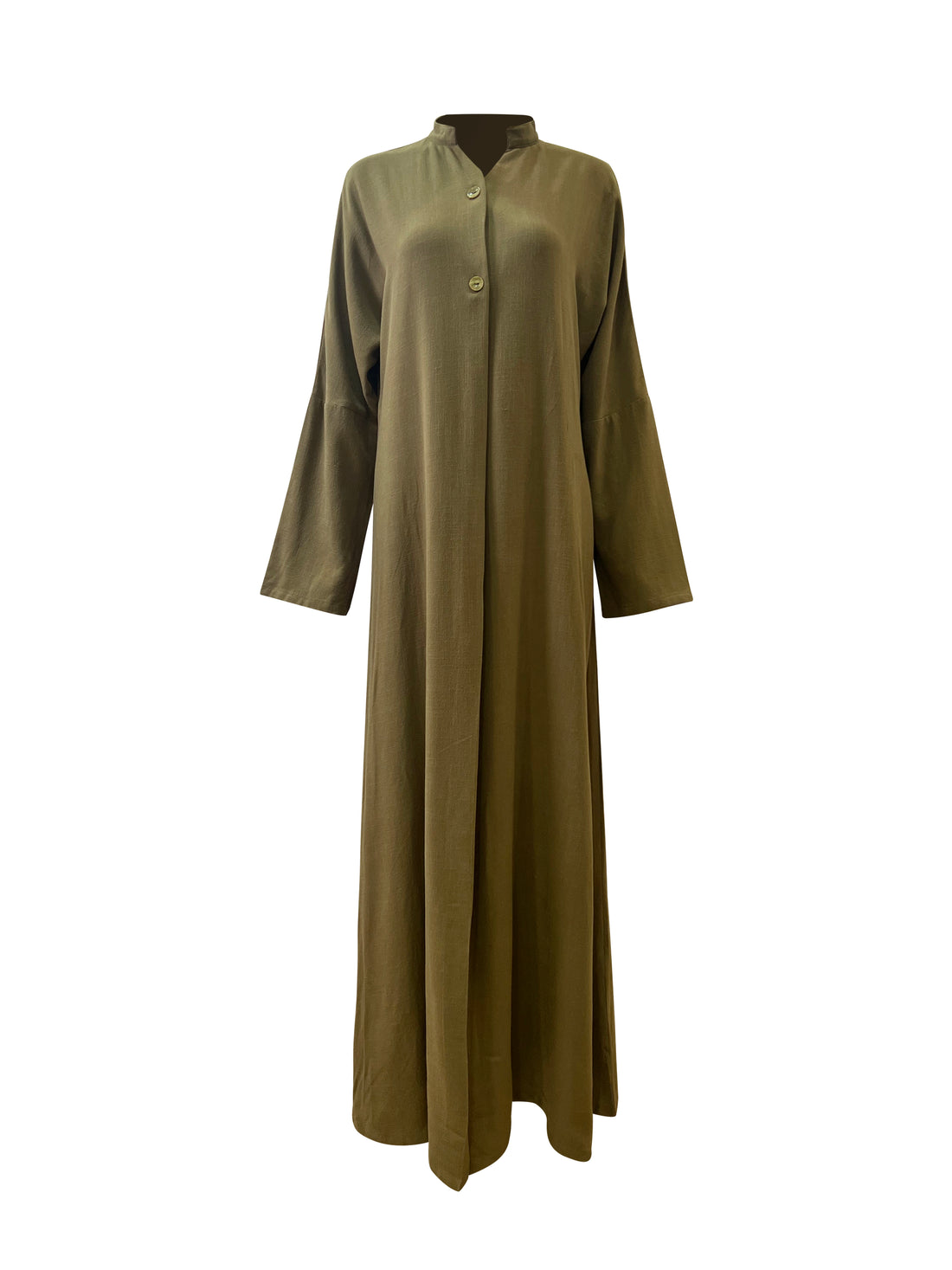 Shifah Flowy Abaya Dress - Moss