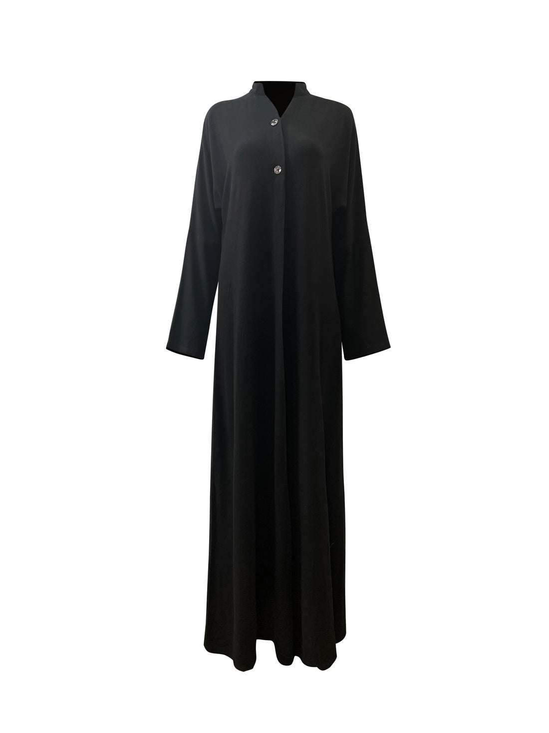 Shifah Flowy Abaya Dress - Black