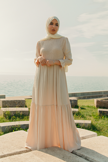 Grace Maxi Dress - Almond