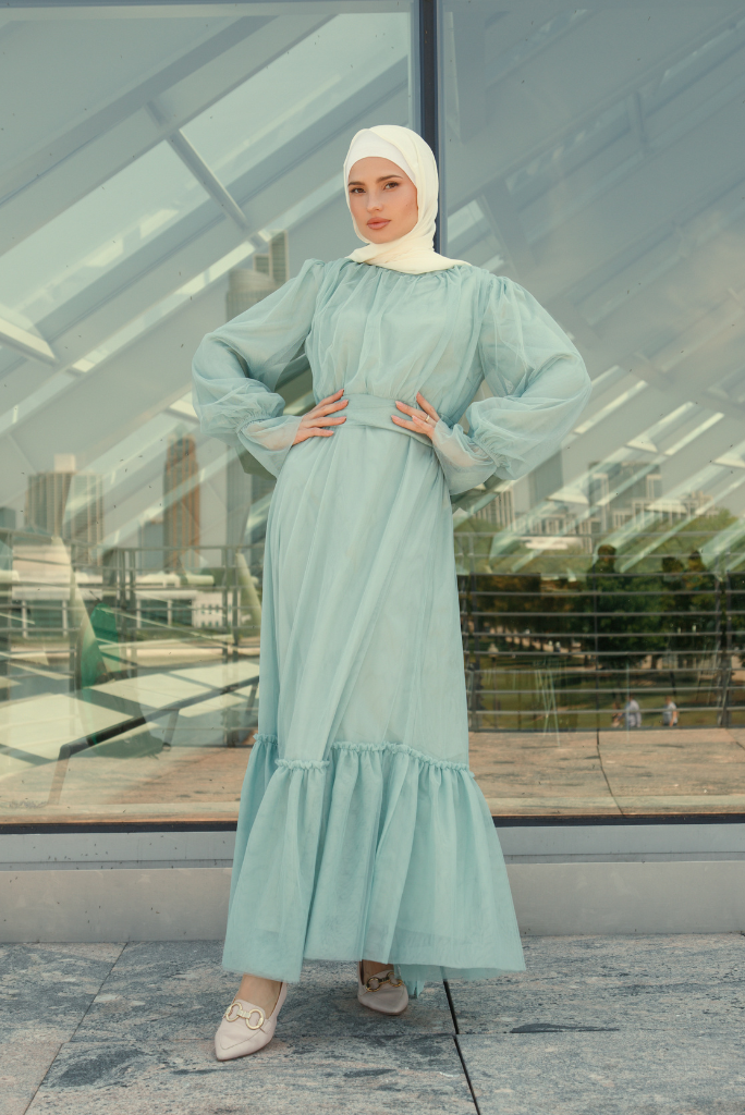 Shireen Maxi Gown - Frosted Mint