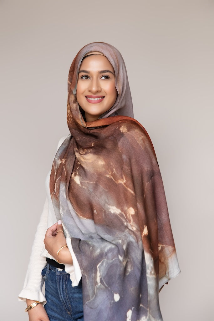 PRINTED MODAL - TAUPE MIRAGE