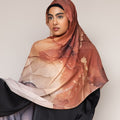 PRINTED MODAL - SUNSET MARBLE
