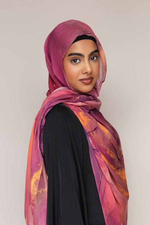 PRINTED MODAL - COSMIC DAHLIA
