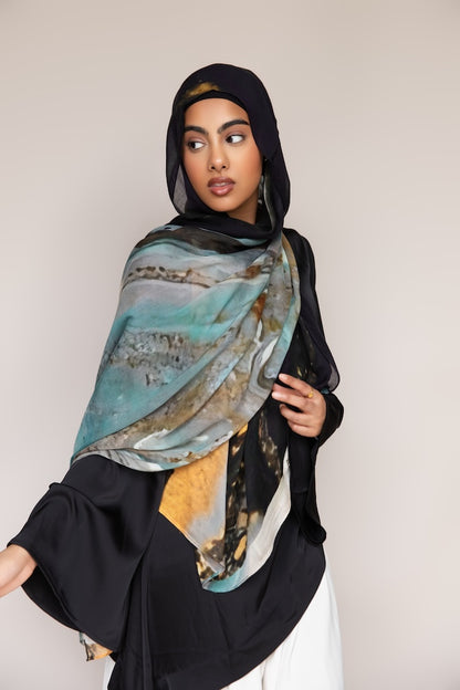 PRINTED MODAL - MIDNIGHT TIDE