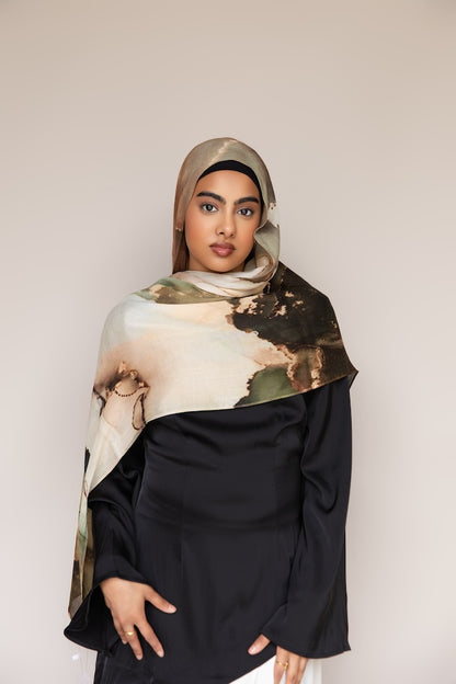 PRINTED MODAL - DESERT MOSS
