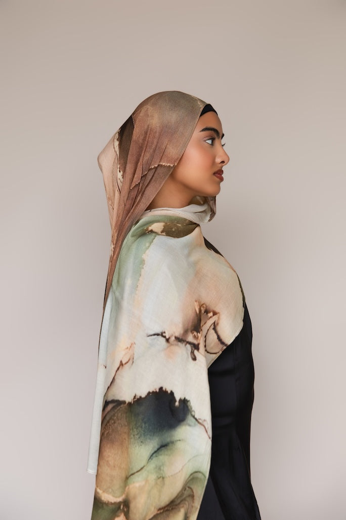 PRINTED MODAL - DESERT MOSS