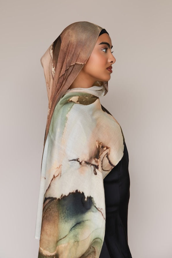 PRINTED MODAL - DESERT MOSS