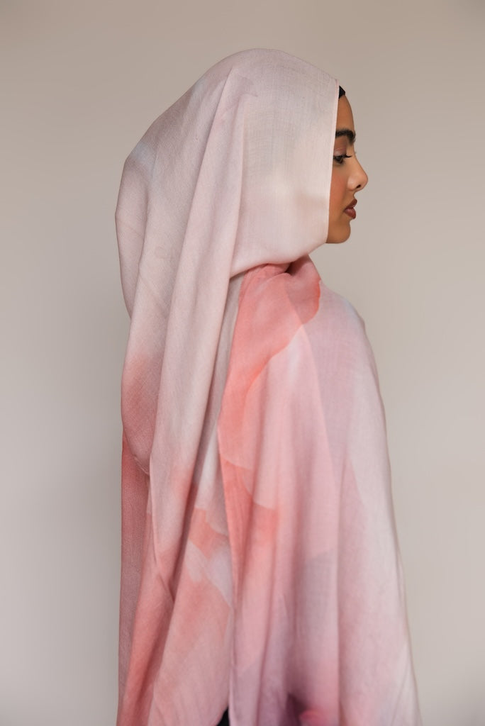 PRINTED MODAL - BLUSH HAZE