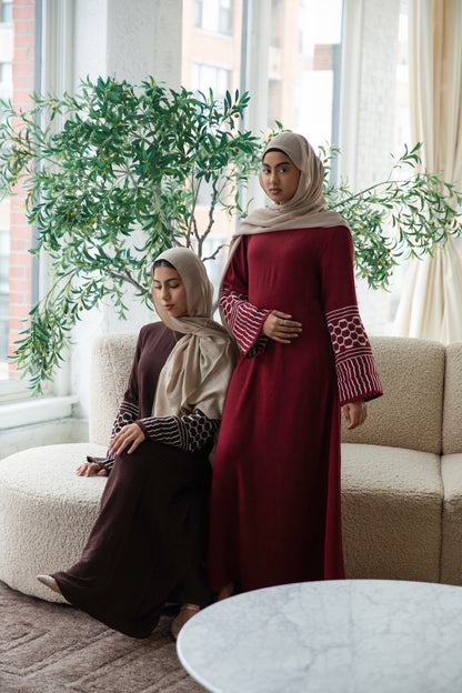 Najat Keffiyah Abaya - Rumaan