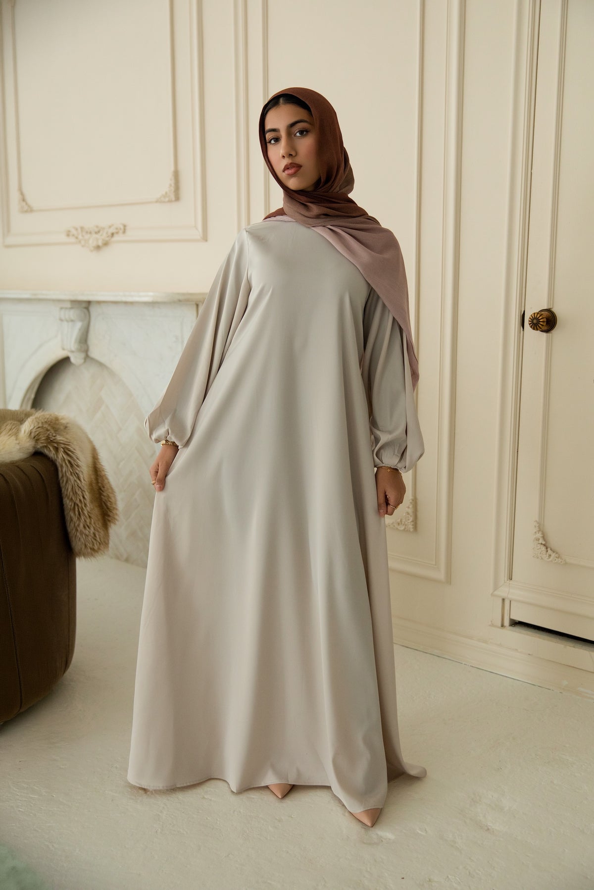 Layla Maxi Dress - Pearl