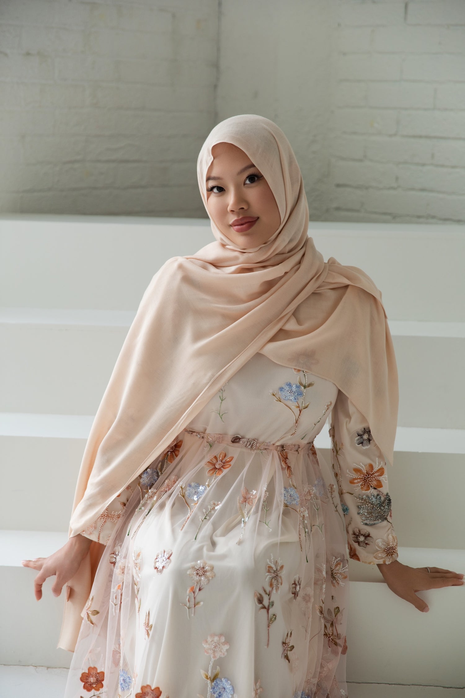 Samiha Embroidered Dress