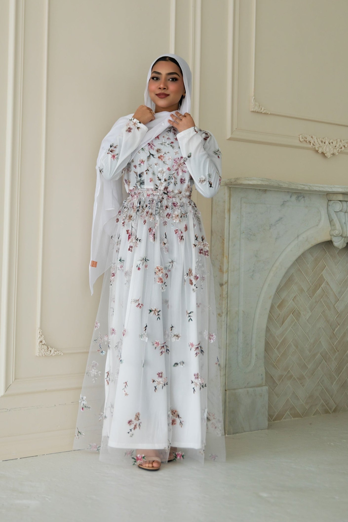 Areej Floral Dress – Niswa Fashion