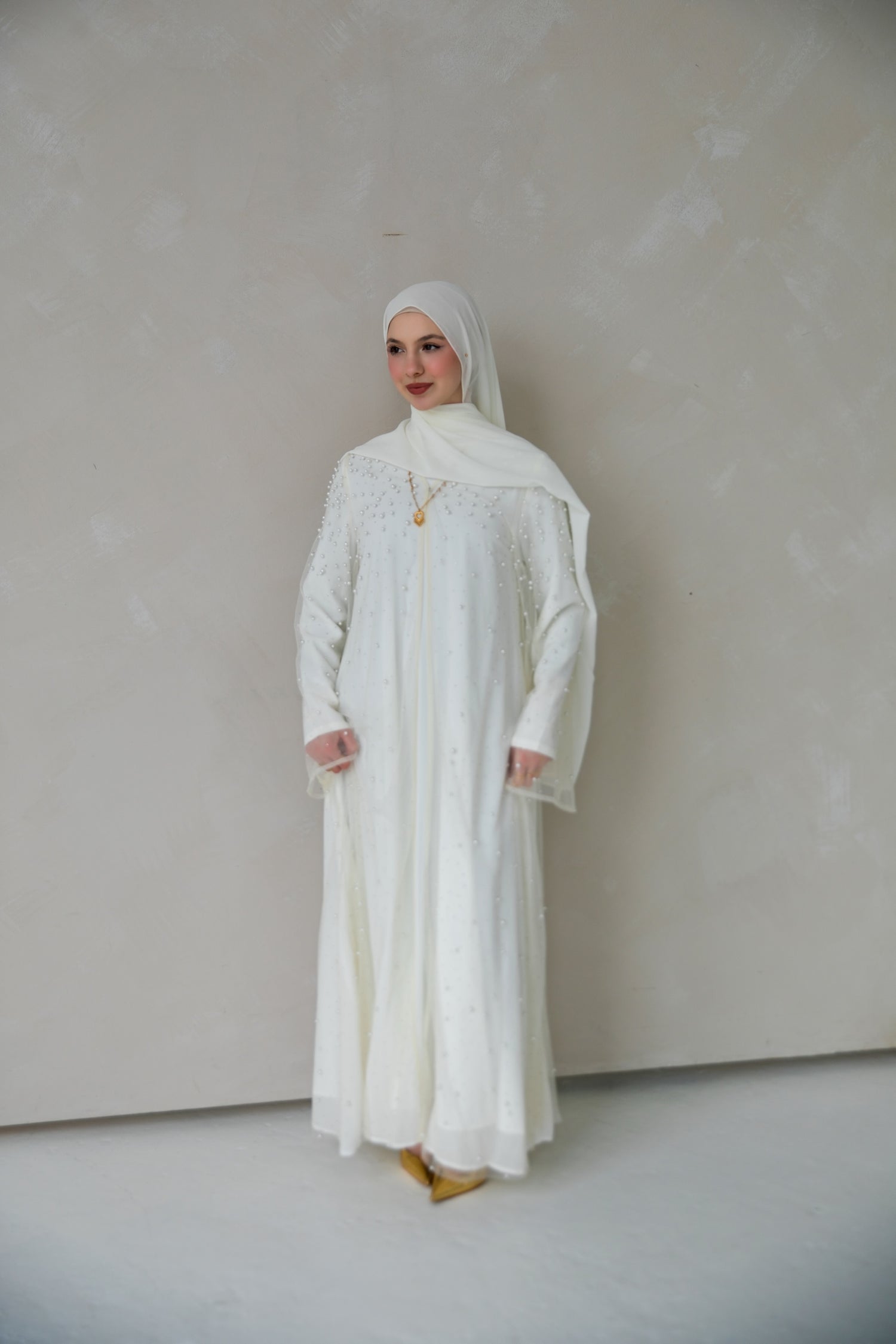 Akoya Pearl Abaya - Nahar