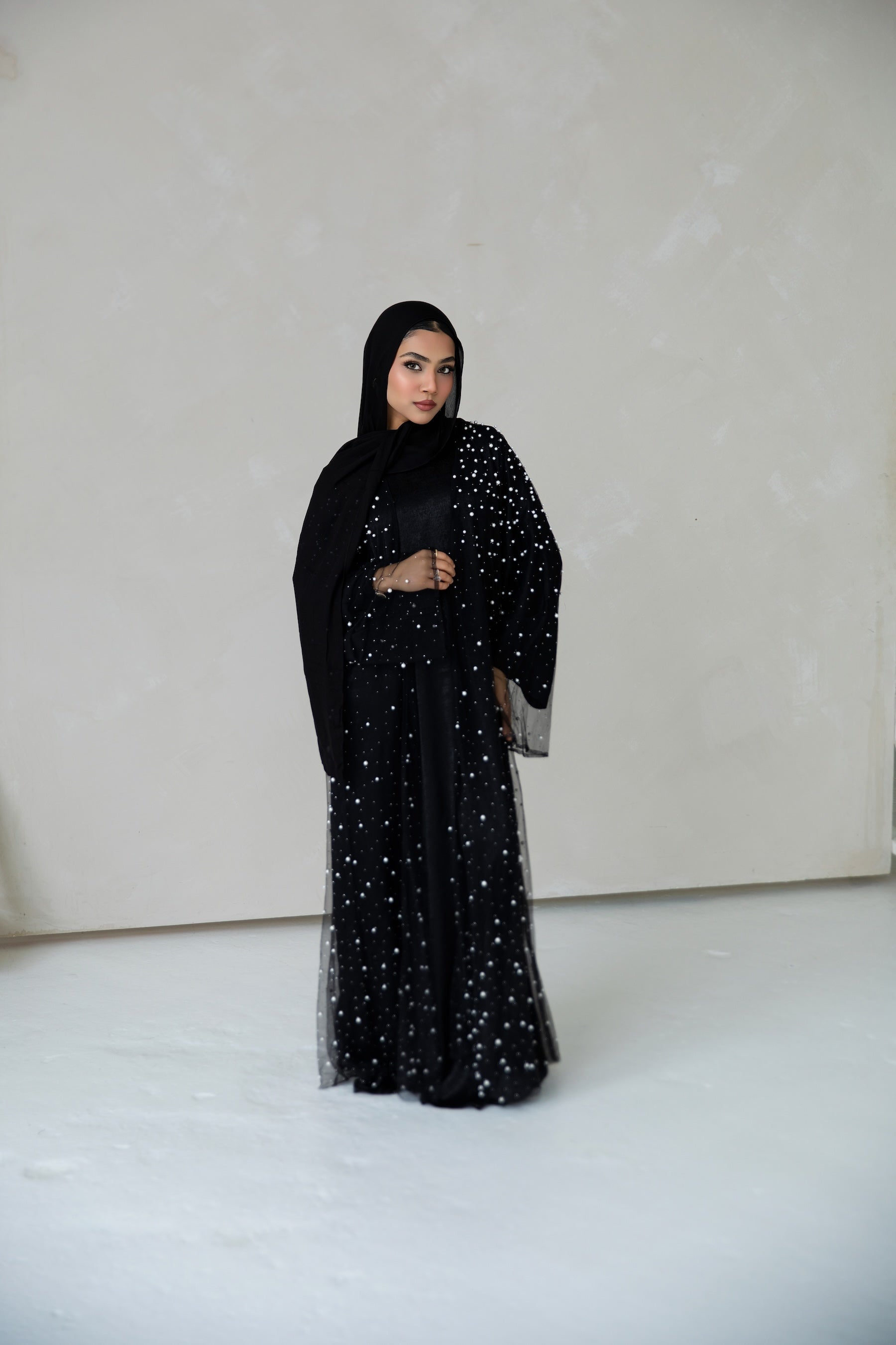 Akoya Pearl Abaya - Layl
