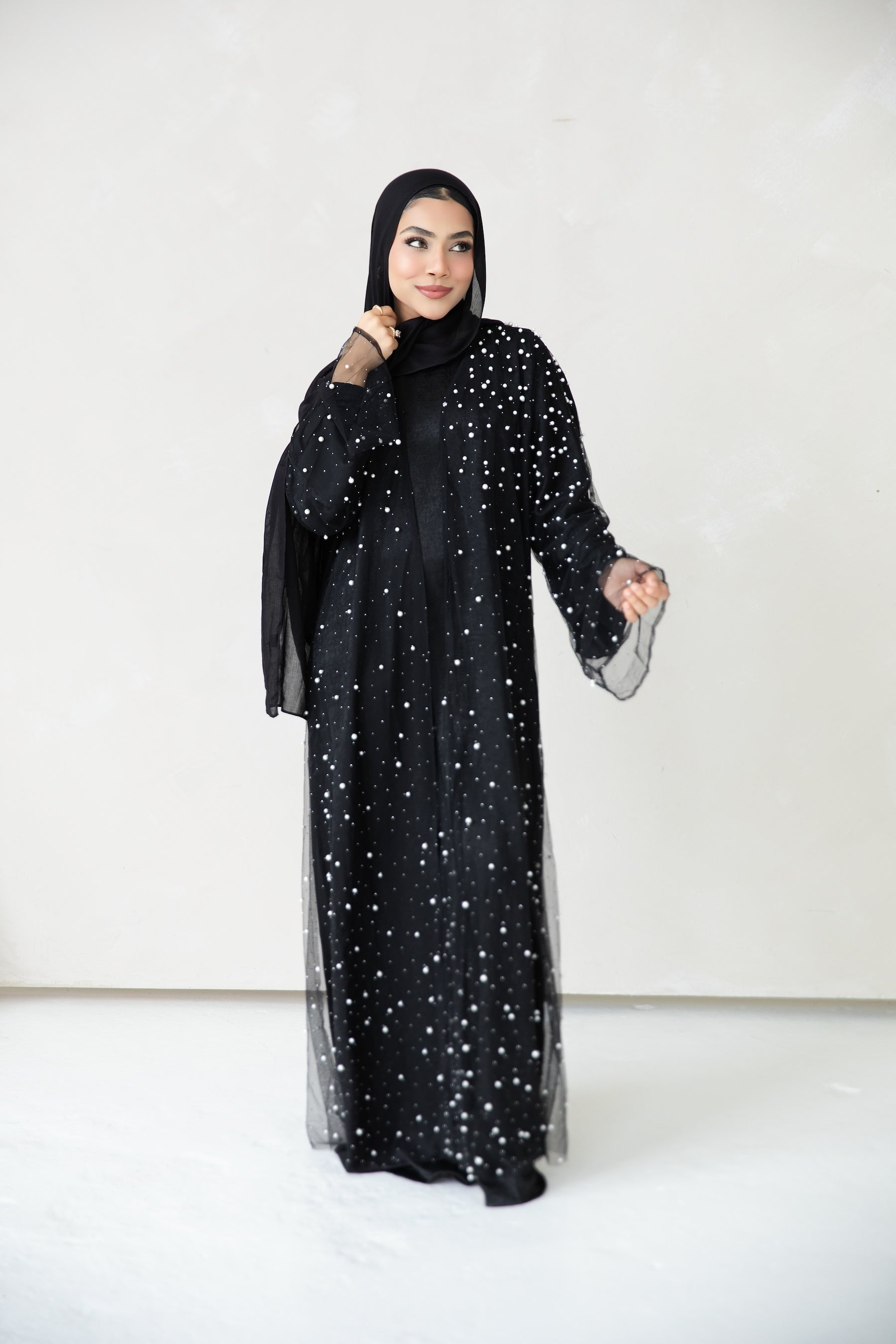 Akoya Pearl Abaya - Layl