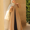 Hawa Chiffon Cardigan - Soft Sand