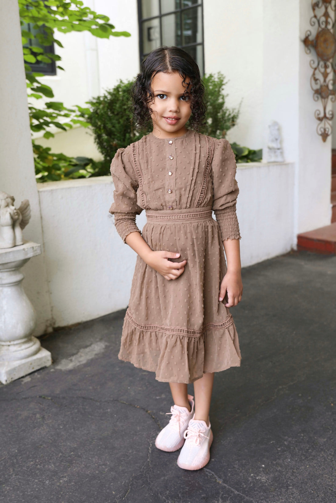 Mini Husna Embossed Maxi - Dark Chocolate