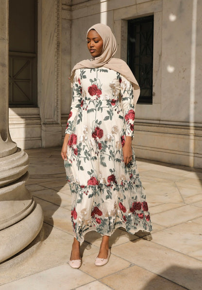 Rabat Embroidered Maxi Gown