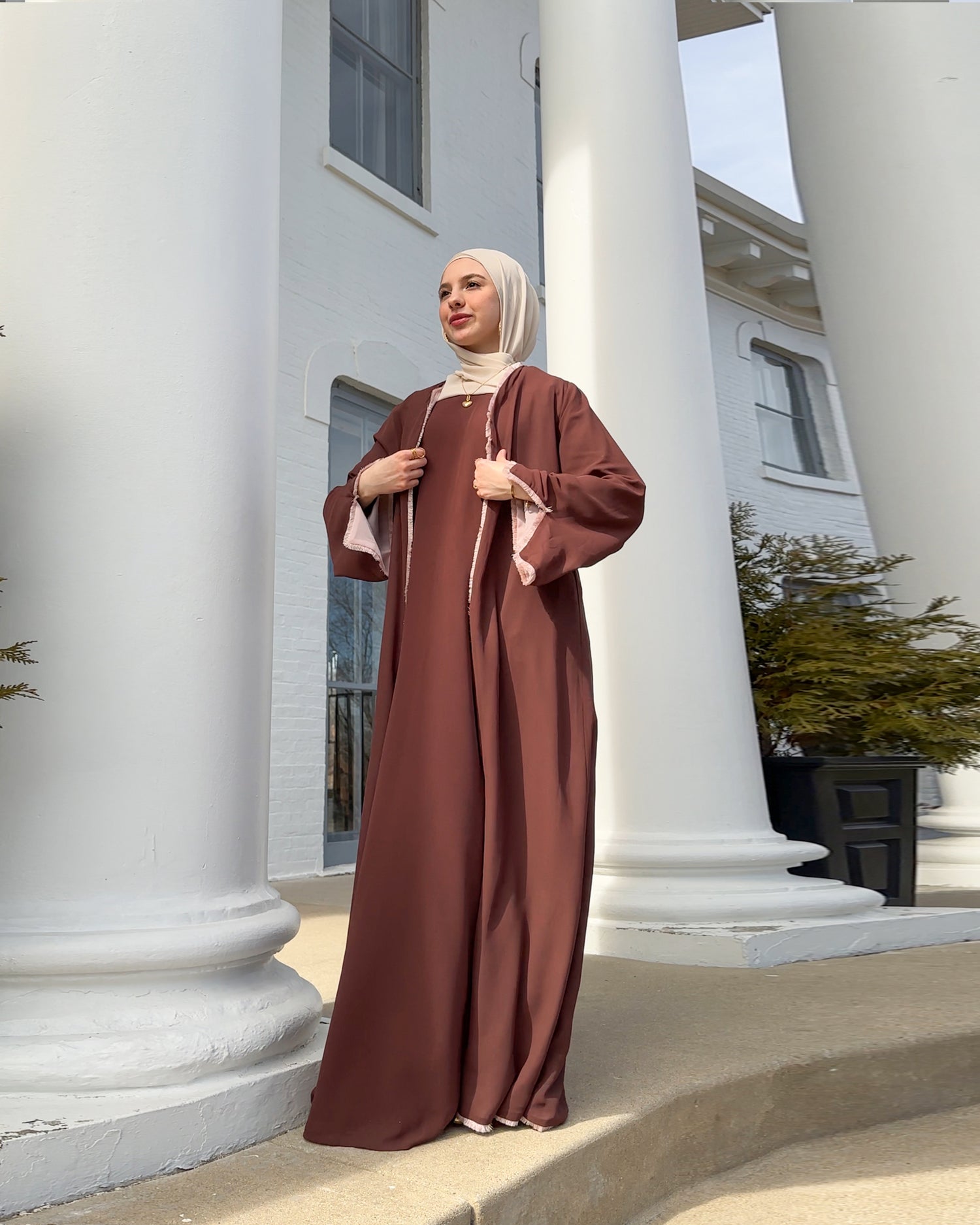Alwan Versatile Dress - Rosewood