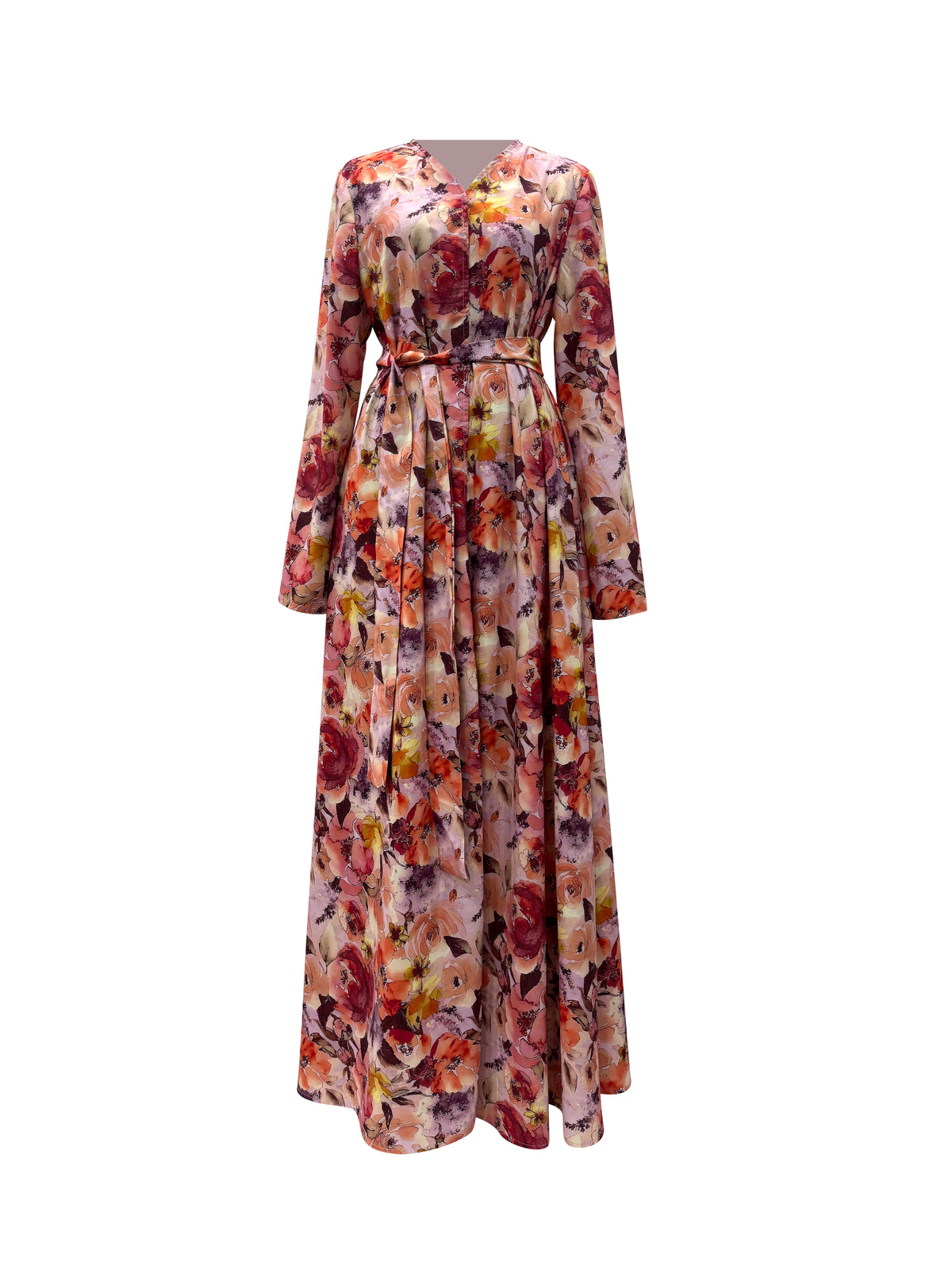 Nawar Kimono Abaya - Fall Sunset