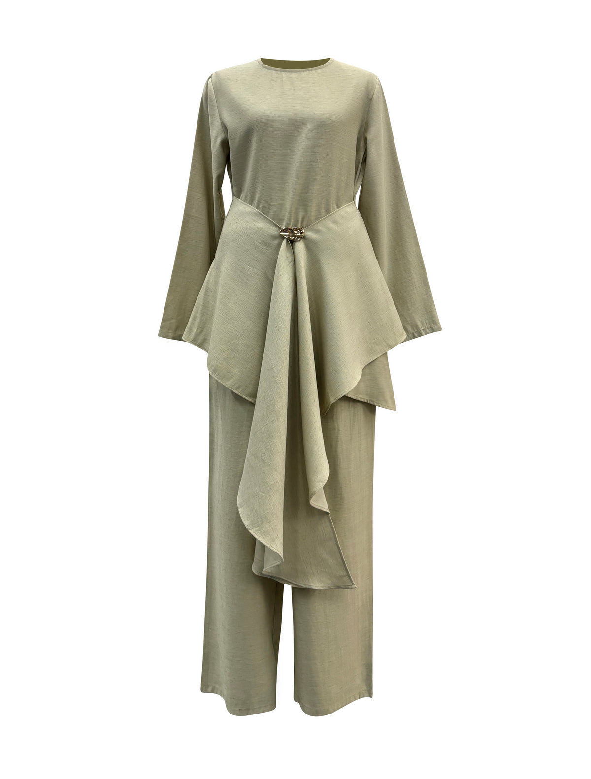 Aurelia Linen Two Piece Set - Sage